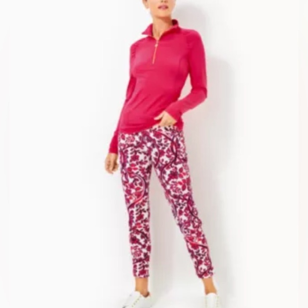 NWT Lilly Pulitzer UPF 50+ Luxletic 28" Corso Pant, 0